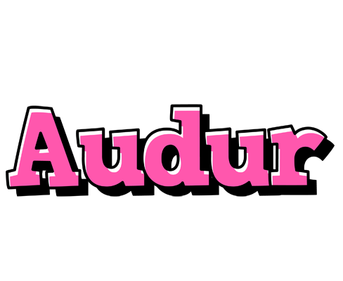 Audur girlish logo