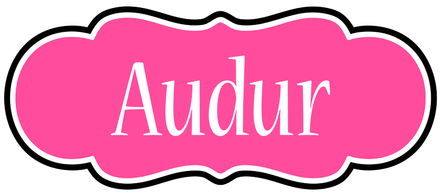 Audur invitation logo