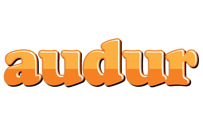 Audur orange logo