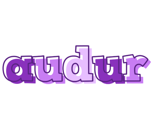 Audur sensual logo