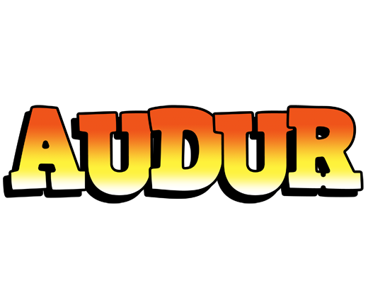 Audur sunset logo
