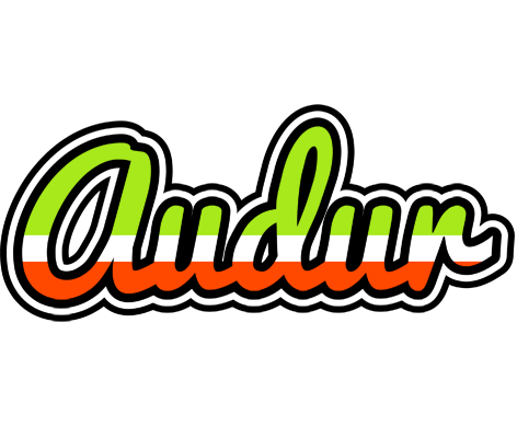Audur superfun logo