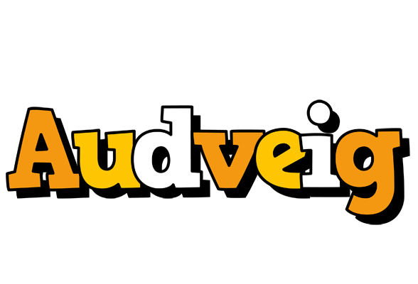 Audveig cartoon logo