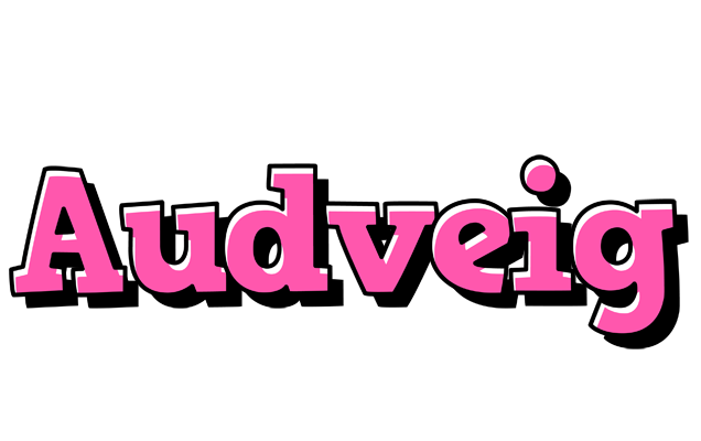 Audveig girlish logo