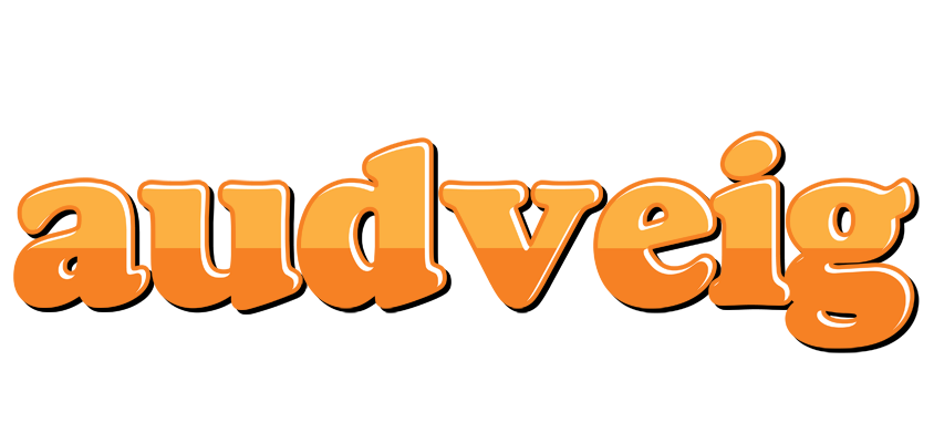 Audveig orange logo