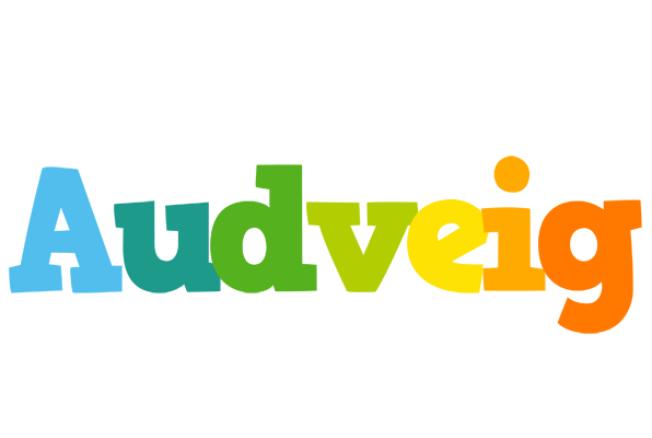 Audveig rainbows logo