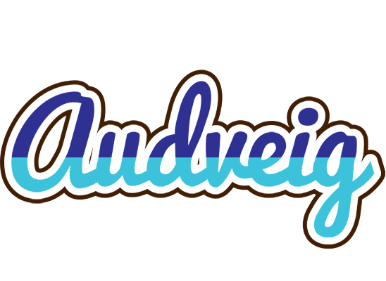 Audveig raining logo
