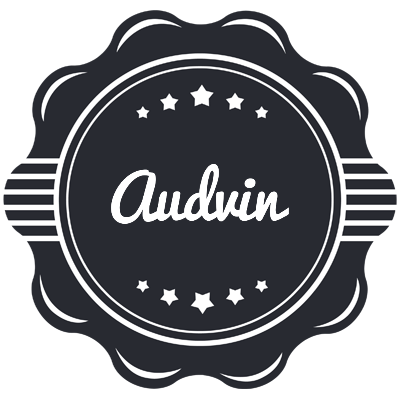 Audvin badge logo