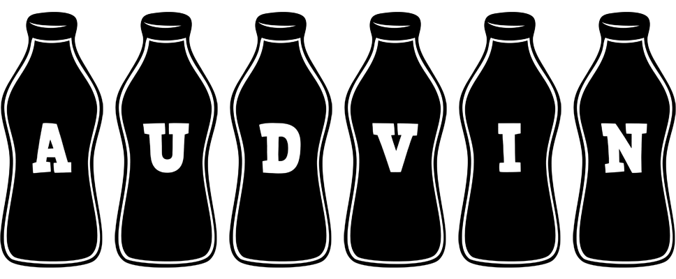 Audvin bottle logo