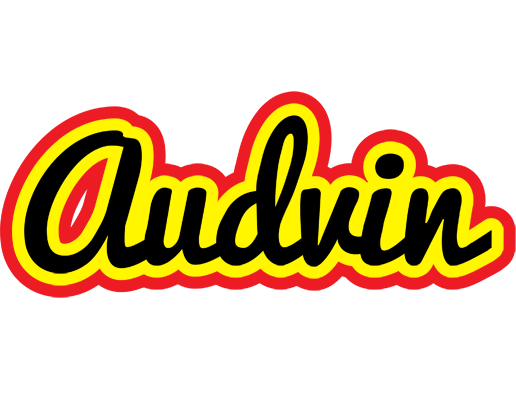 Audvin flaming logo