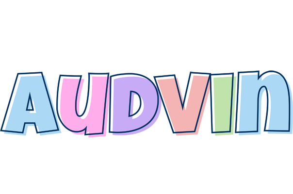 Audvin pastel logo