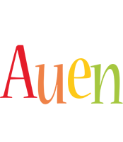 Auen birthday logo