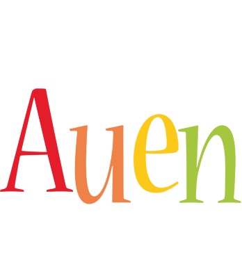Auen birthday logo
