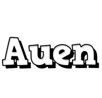 Auen snowing logo