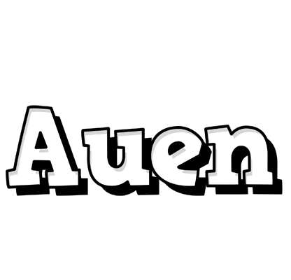 Auen snowing logo