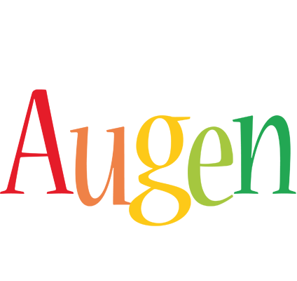 Augen birthday logo