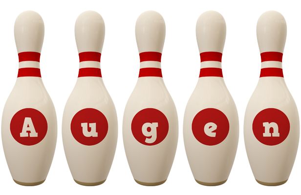 Augen bowling-pin logo