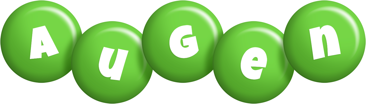 Augen candy-green logo
