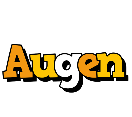 Augen cartoon logo
