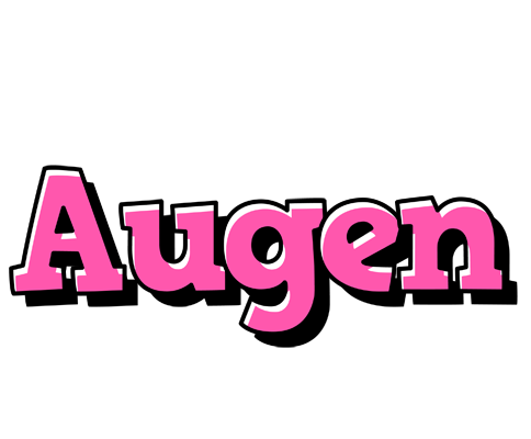 Augen girlish logo