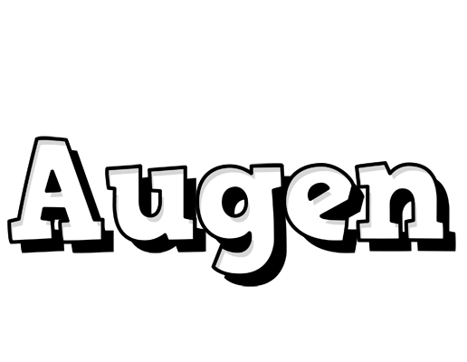 Augen snowing logo