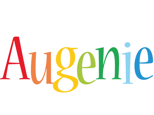 Augenie birthday logo