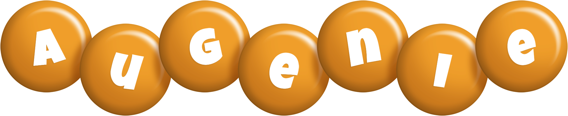 Augenie candy-orange logo