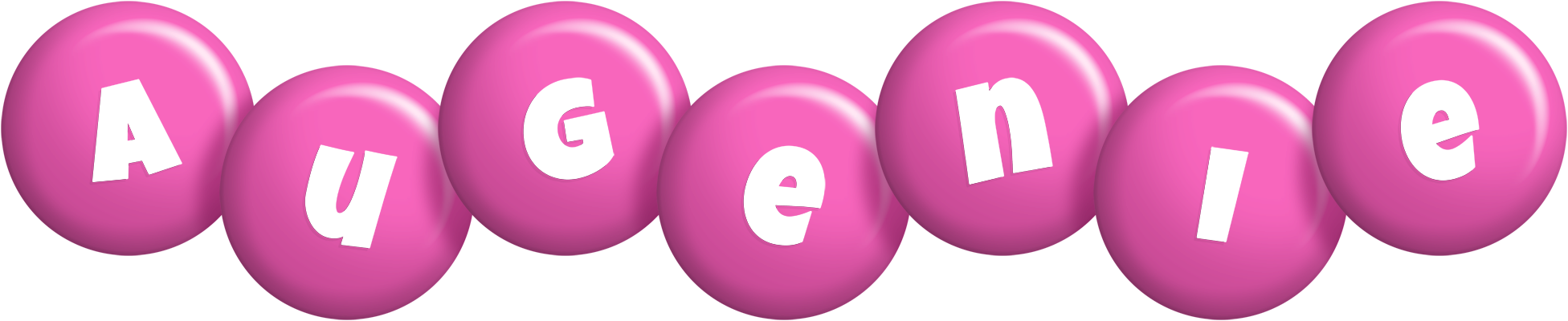 Augenie candy-pink logo