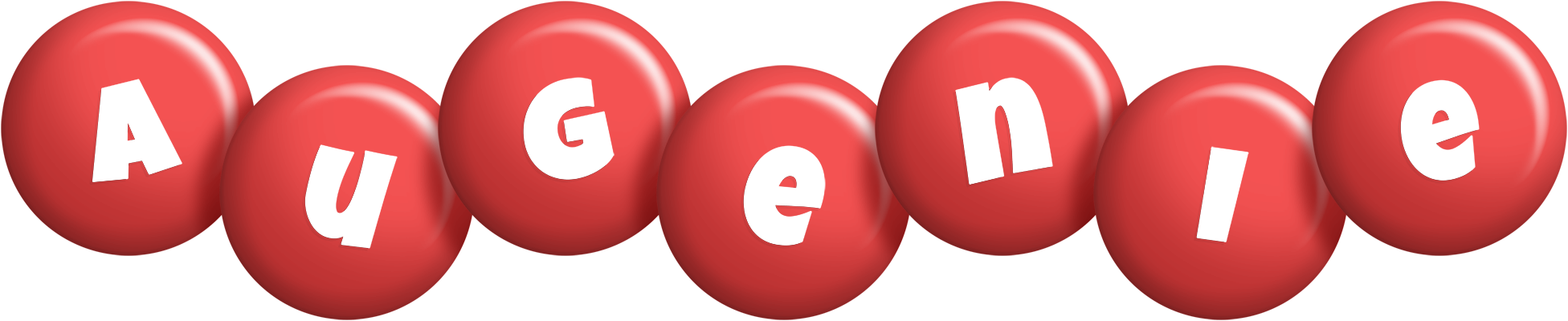 Augenie candy-red logo