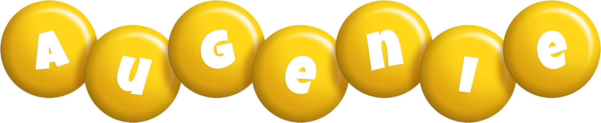 Augenie candy-yellow logo