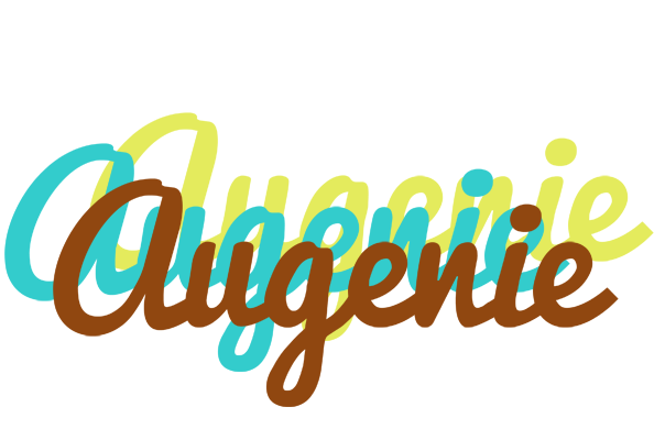 Augenie cupcake logo