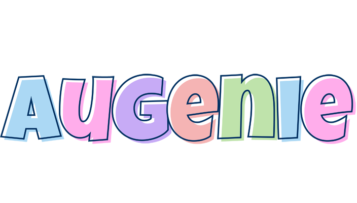 Augenie pastel logo