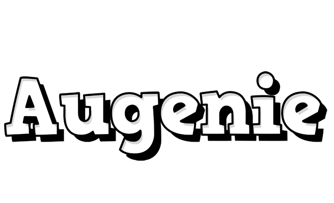 Augenie snowing logo