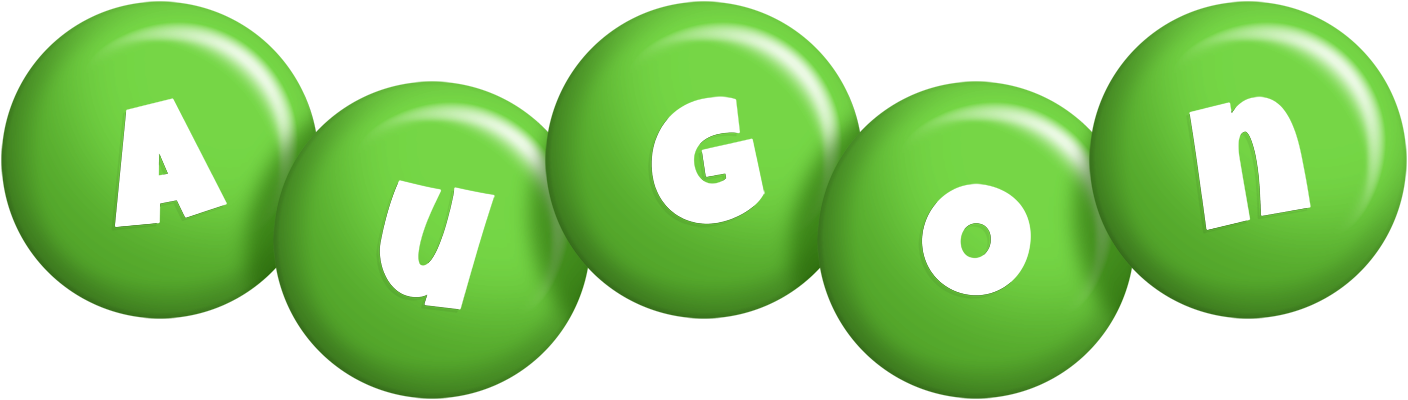 Augon candy-green logo