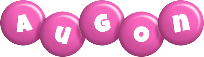 Augon candy-pink logo