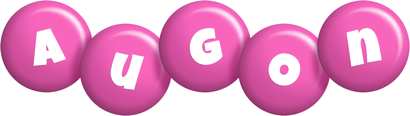 Augon candy-pink logo