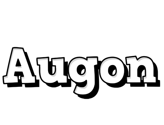 Augon snowing logo