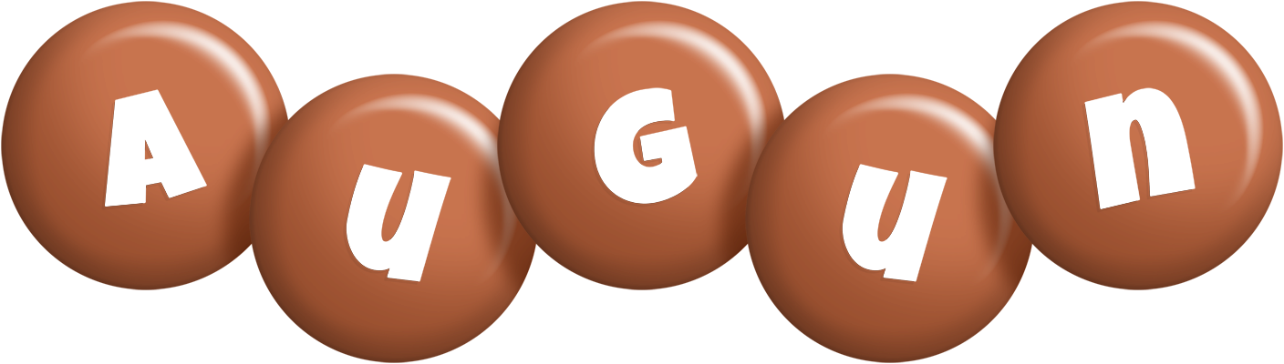 Augun candy-brown logo