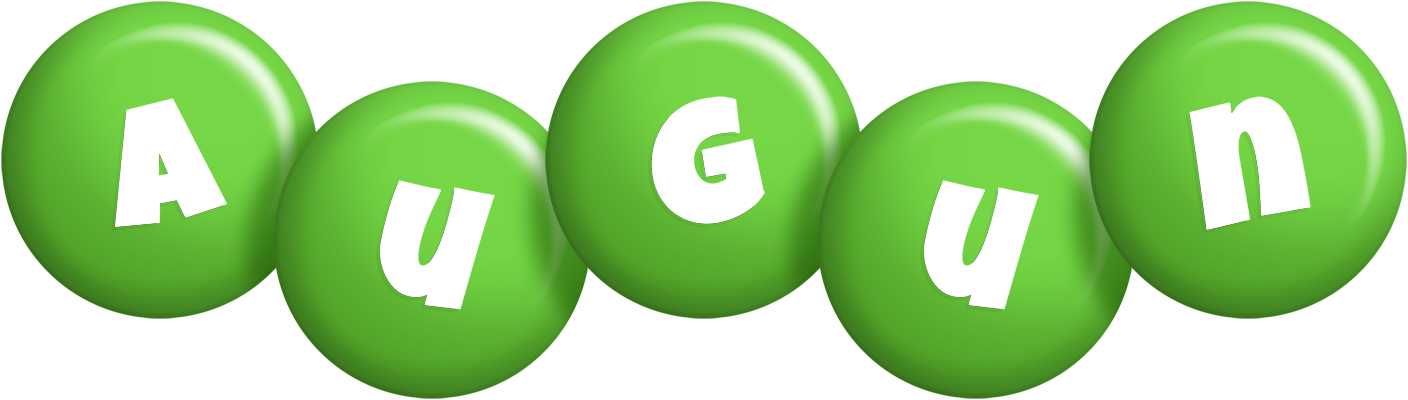 Augun candy-green logo