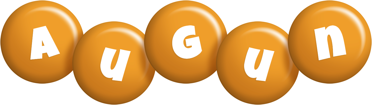 Augun candy-orange logo