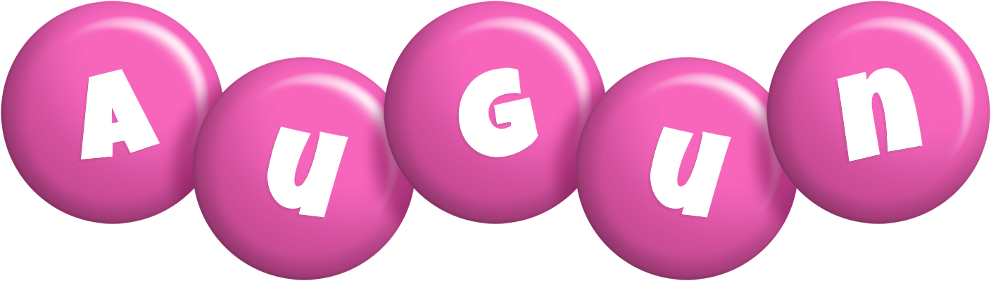 Augun candy-pink logo
