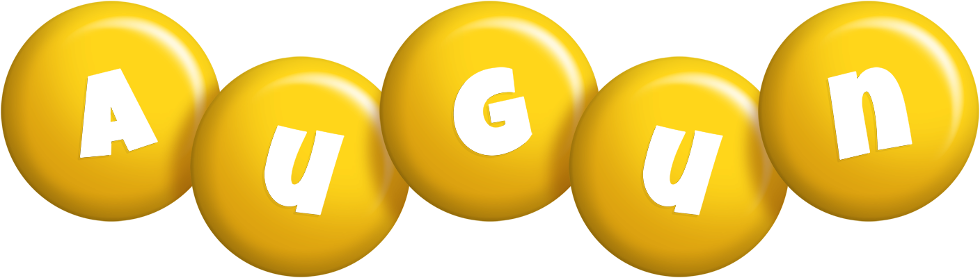 Augun candy-yellow logo
