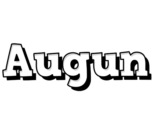 Augun snowing logo
