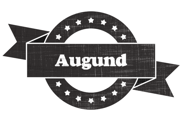 Augund grunge logo