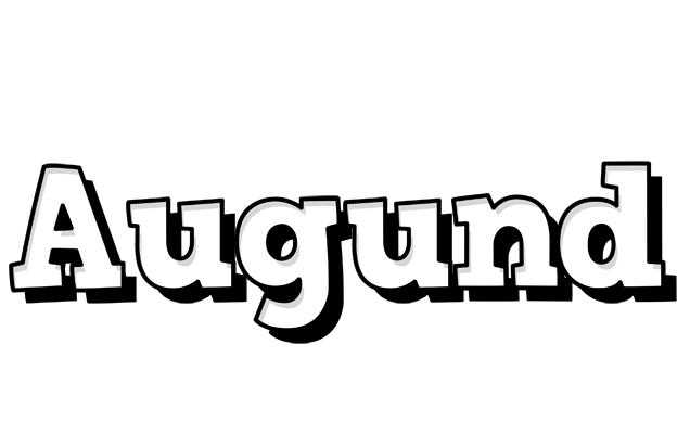 Augund snowing logo