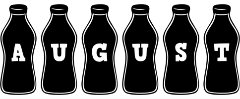 August bottle logo