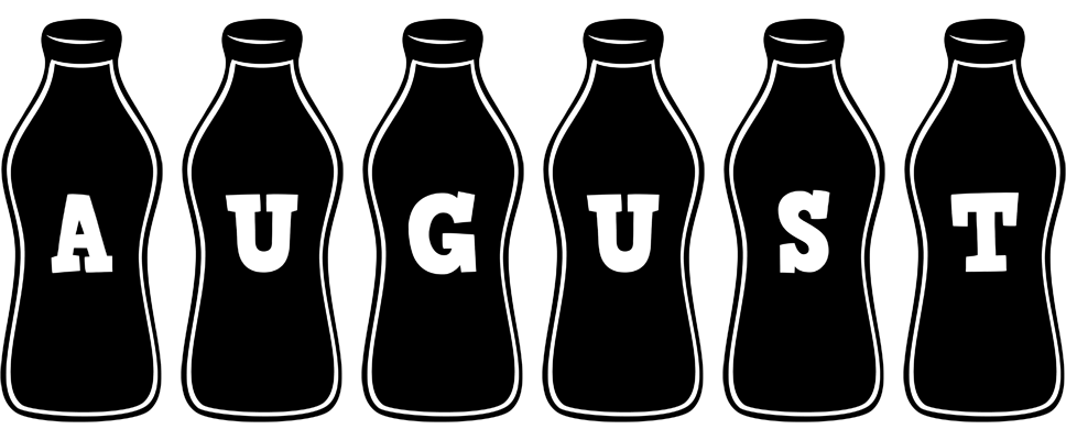 August bottle logo