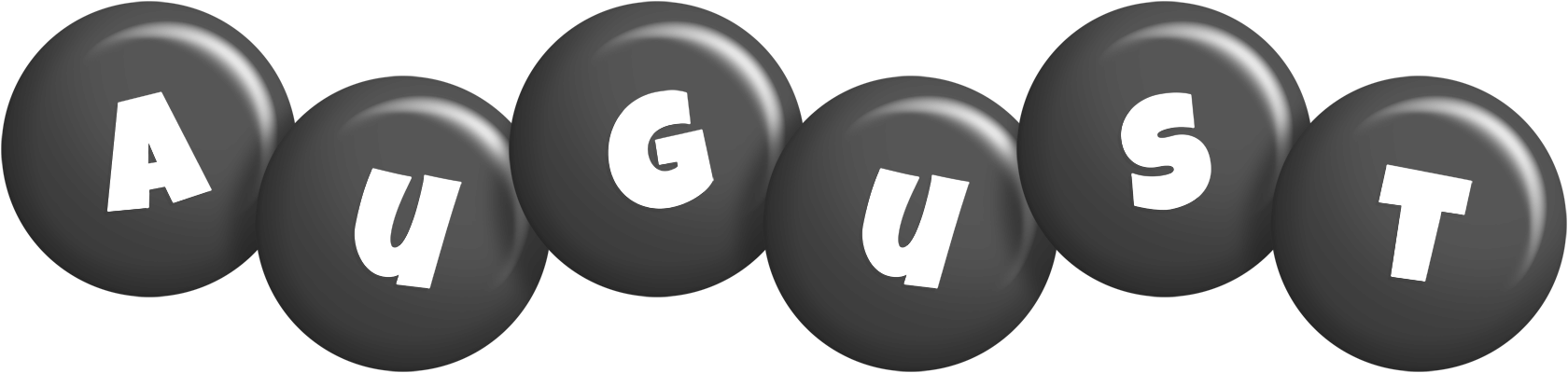 August candy-black logo