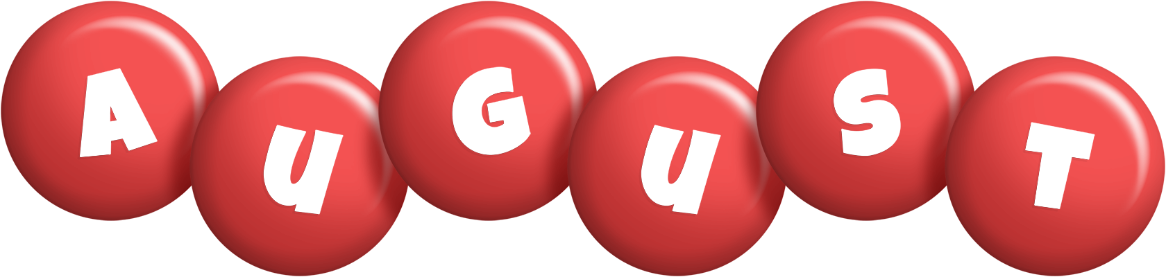 August candy-red logo