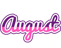 August cheerful logo